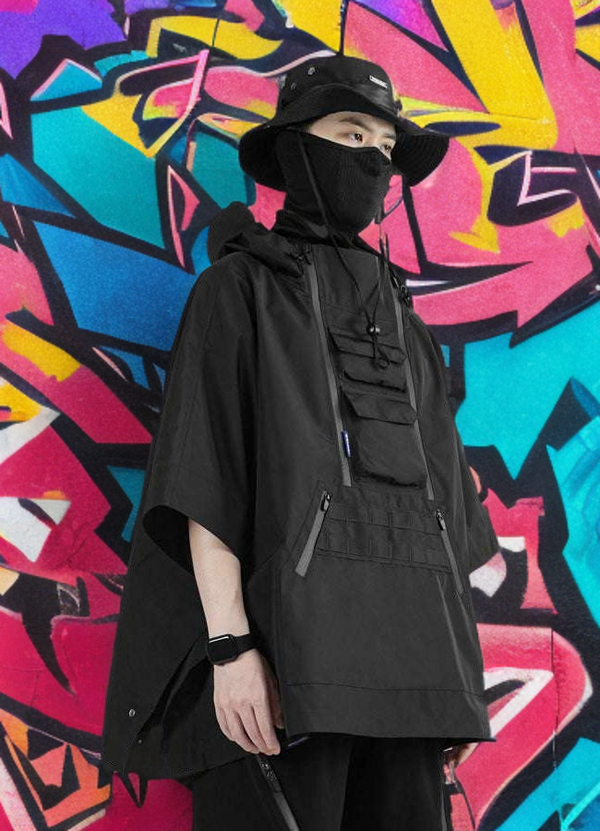 Techwear Cape | Men's Futuristic