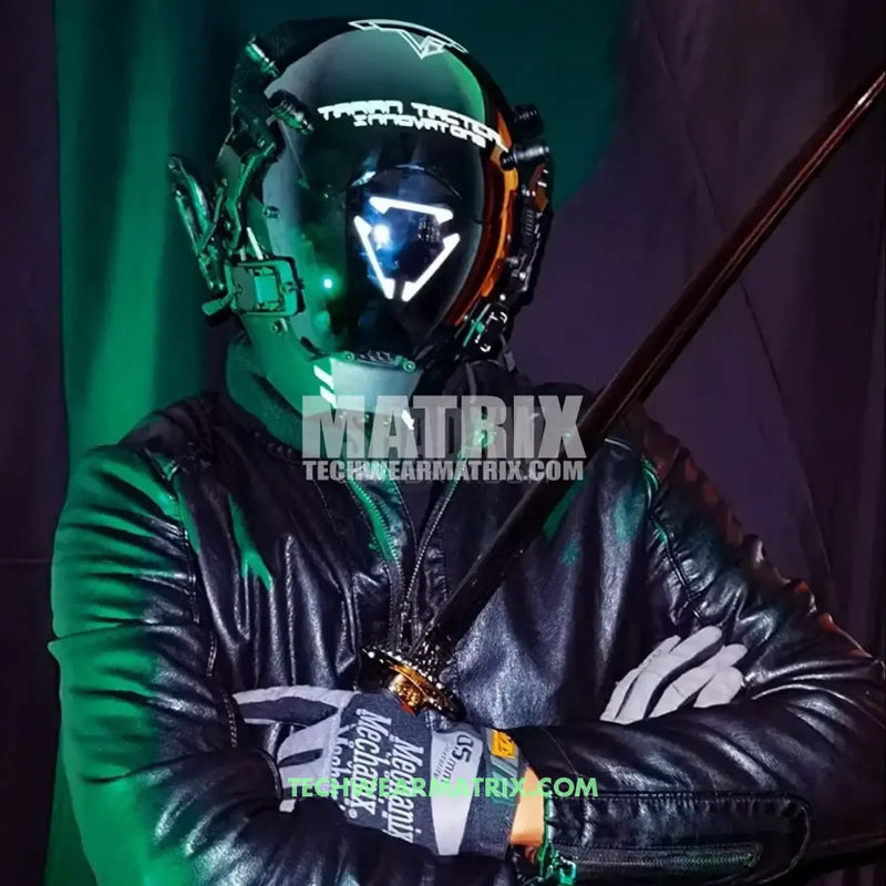 Combat Cyberpunk Helmet