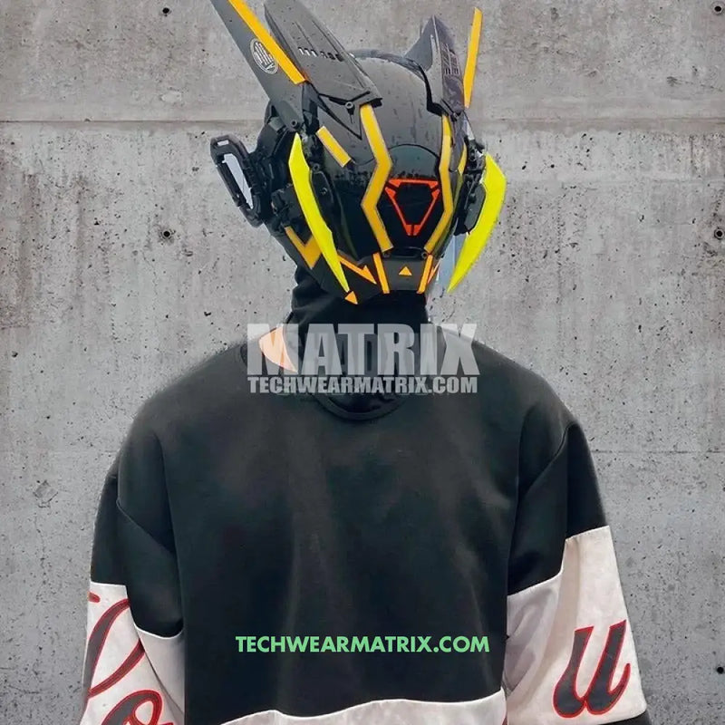 Mecha Cyberpunk Helmet